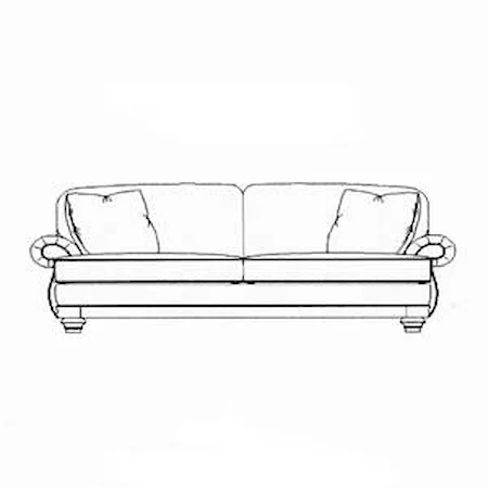 90" Stationary Sofa