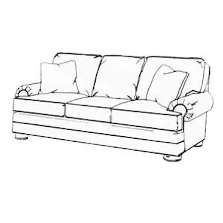 90" Stationary Sofa