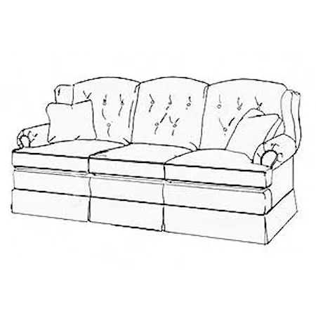 84" Stationary Sofa