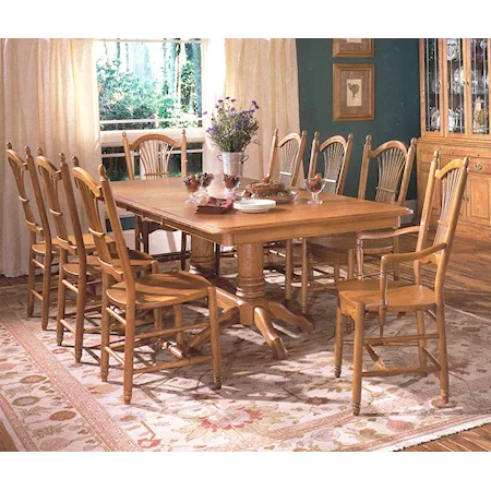 Laminate Top Rectangular Table with Ithaca Chairs