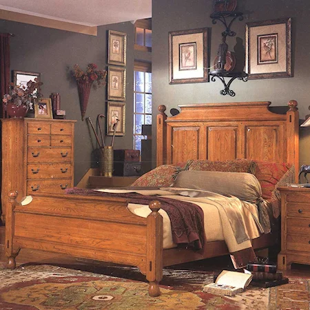 King/California King Size Poster Panel Bed