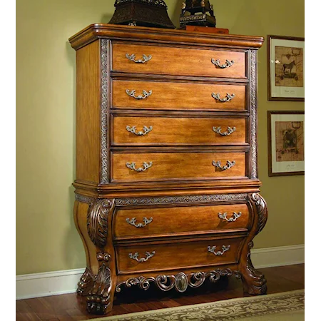 Medium Fruitwood Chest of Drawers