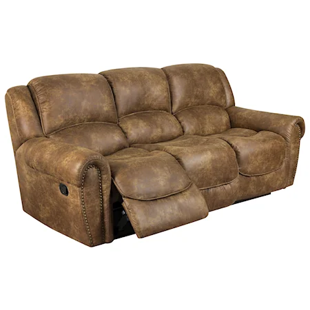 Traditional Styled Reclining Sofa