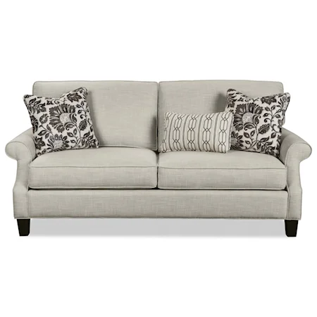 Casual Two Over Two Cushion Sofa