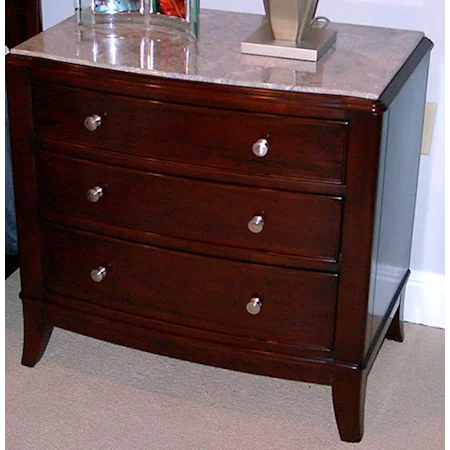 Marble Top Nightstand