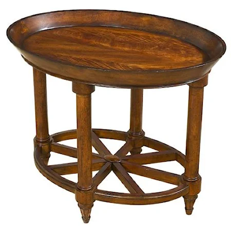 Oval End Table