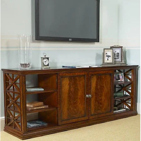 Media Console with Two Doors
