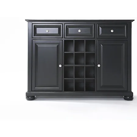 Buffet Server / Sideboard Cabinet with Wine Storage