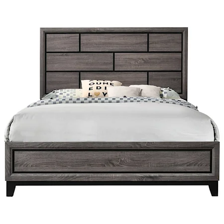 Contemporary California King Platform Bed