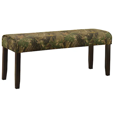 Camouflage Accent Bench