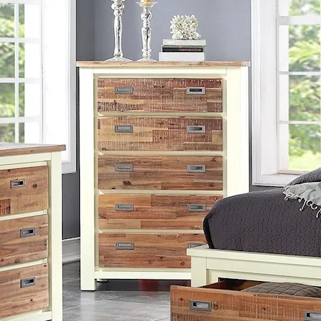Two-Toned Chest of Drawers