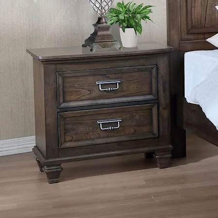 2 Drawer Nightstand