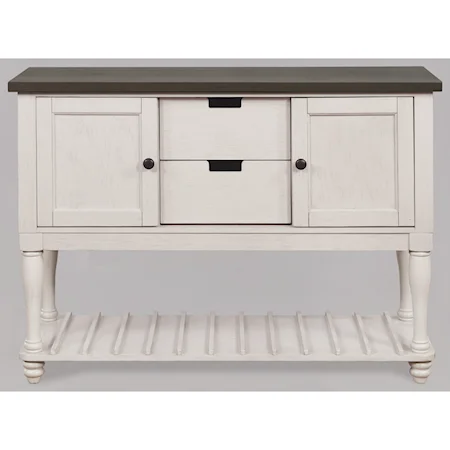 Cottage Style Two-Tone Sideboard