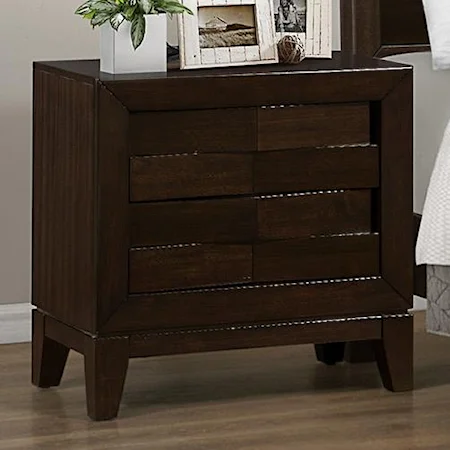 Night Stand with 2 Drawers