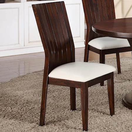 Dining Side Chair with Upholstered Seat