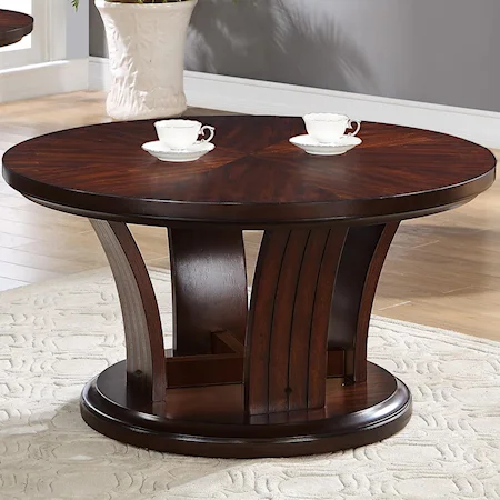 Contemporary Coffee Table with Caster