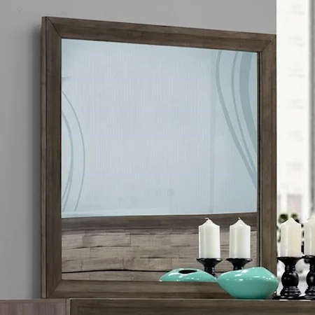 Contemporary Rustic Dresser Mirror