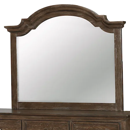 Cottage Style Mirror with Beveled Glass