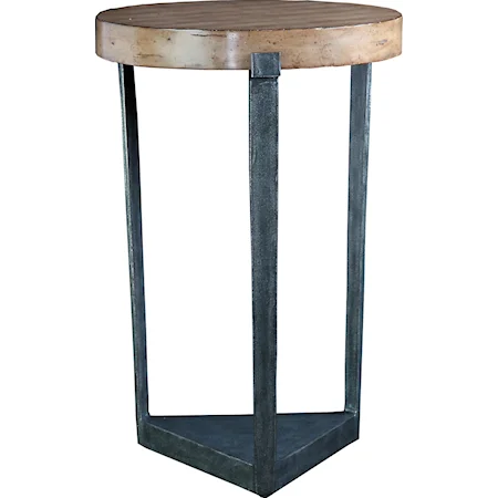 Spot Coastal Round End Table