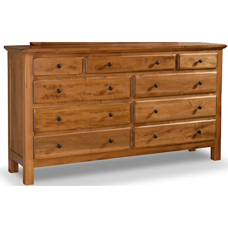 9-Drawer Double Dresser