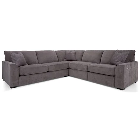 3-Piece Reclining Sectional Sofa with Storage