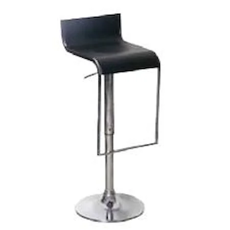 Candy Square Counter Height Stool with Chrome Base