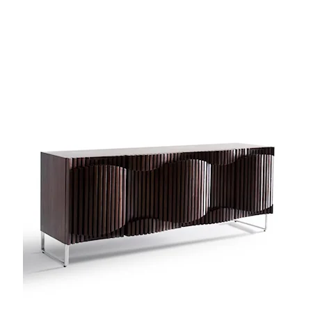 Sideboard with Stainless Steel Base