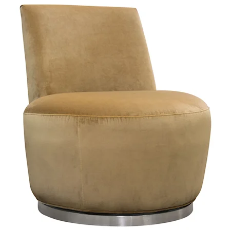 Swivel Upholstered Accent Chair