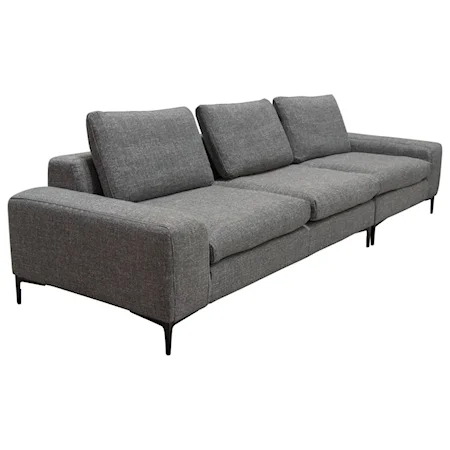 Contemporary 2-Piece Modular Sofa