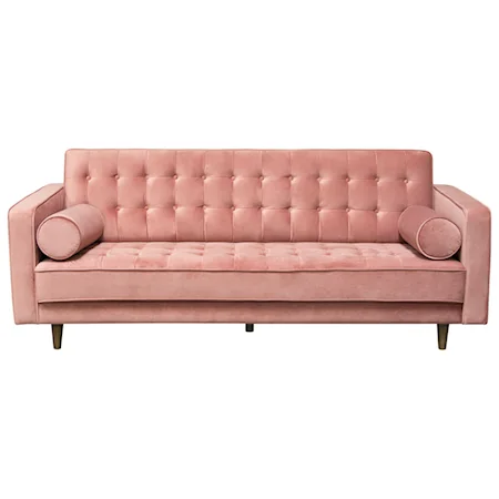 Contemporary Button Tufted Sofa