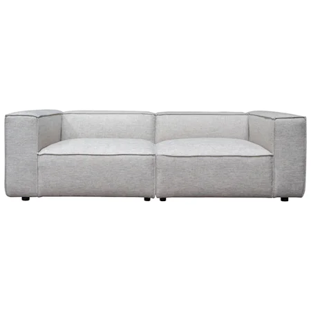 Contemporary 2-Piece Modular Sofa