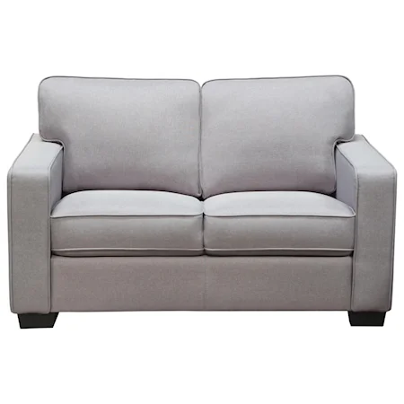 Two Over Two Loveseat with Track Arms