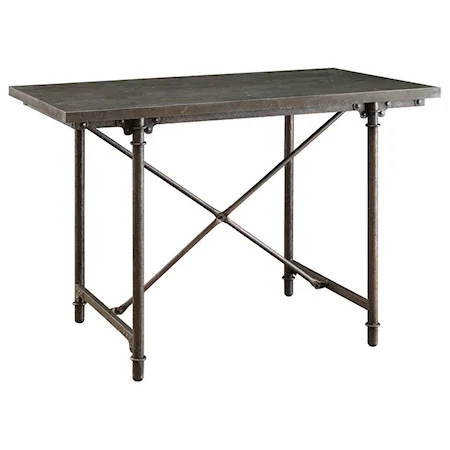 Bluestone Counter Height Table with Metal Legs