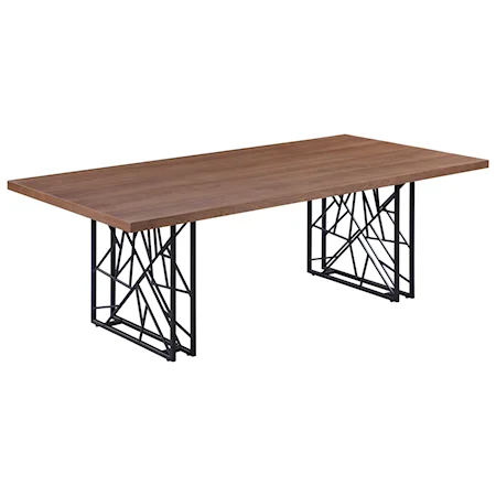 Chancelor Dining Table with Geometric Base