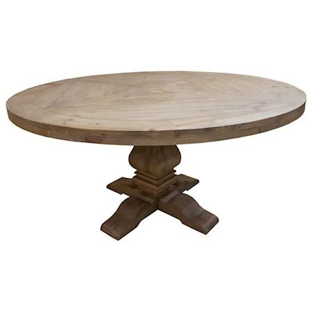 Round Pedestal Dining Table