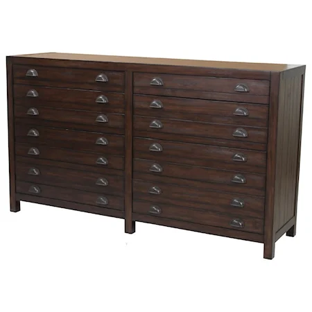 Eight Drawer Dresser with Jewelry Tray