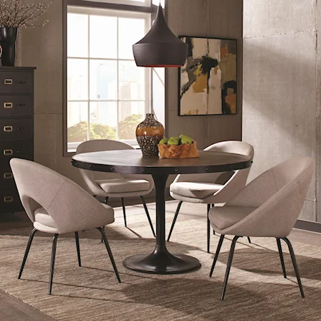 Round Table and Chair Set