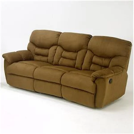 Upholstered Double Reclining Couch