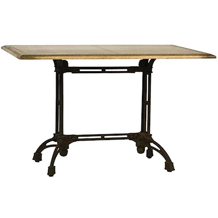 Bistro Table with Sheet Metal Top