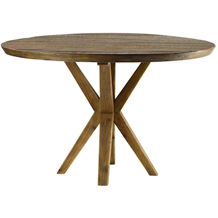 Round Dining Table with Splayed Pedestal Base