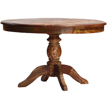 Round Dining Table w/ Pedestal