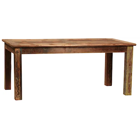 Rectangular Dining Leg Table