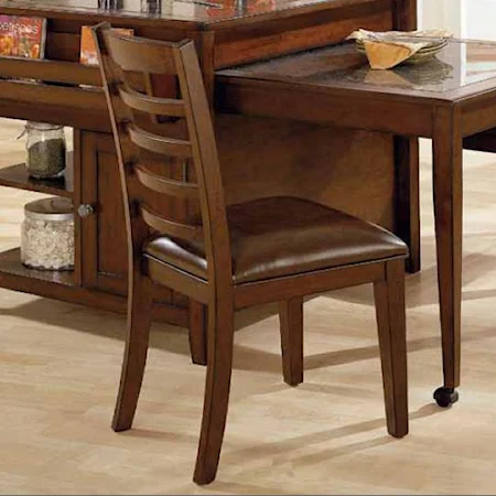 Dining Side Chair with Ladder Back