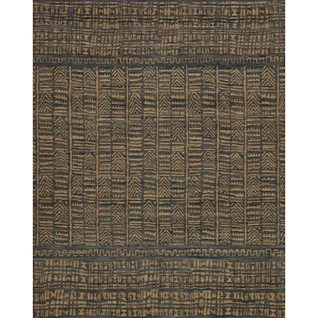 9'-3" X 13' Ink / Camel Wool | Polyester Rug
