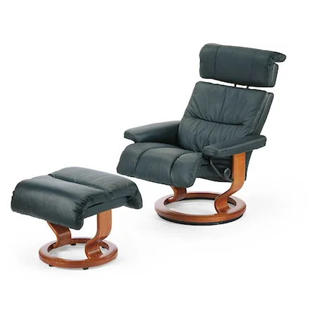 Memphis Reclining Chair and Ottoman