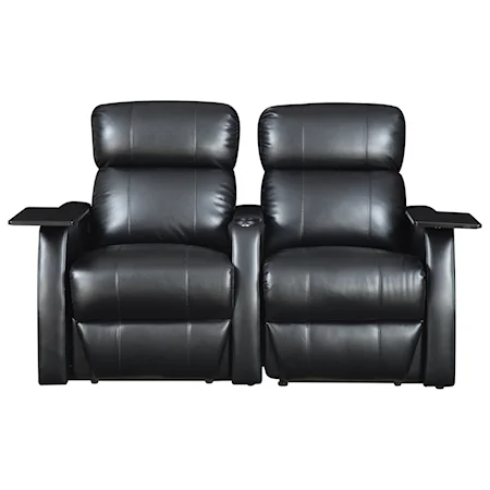 Contemporary 2PC Power Recliner Set with Cupholders