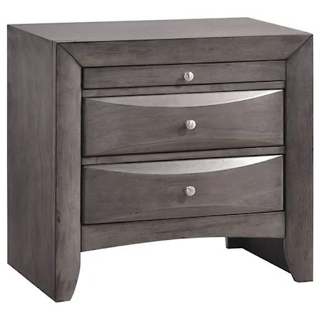 Night Stand with Pull-Out Tray