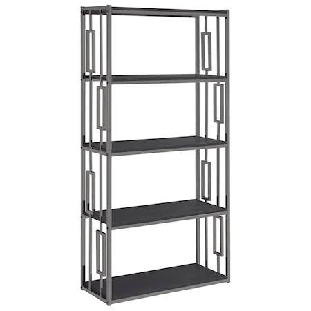 Contemporary Bookshelf with 4 Shelves