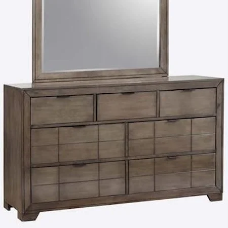 Contemporary 7-Drawer Dresser