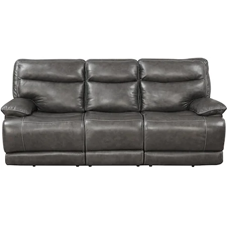 Power Motion Sofa with Pillow Arms and Attached Back